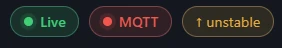 Header badges
