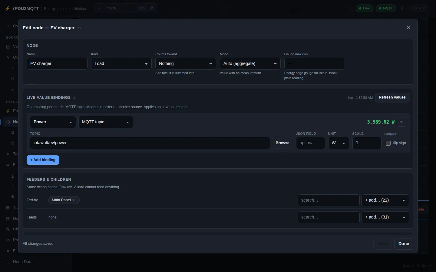 Node editor