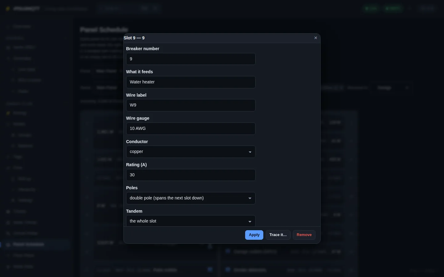 Breaker editor